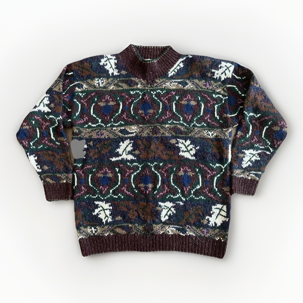 90S Vintage Women's‎ Wool Blend Sweater Chunky Knit